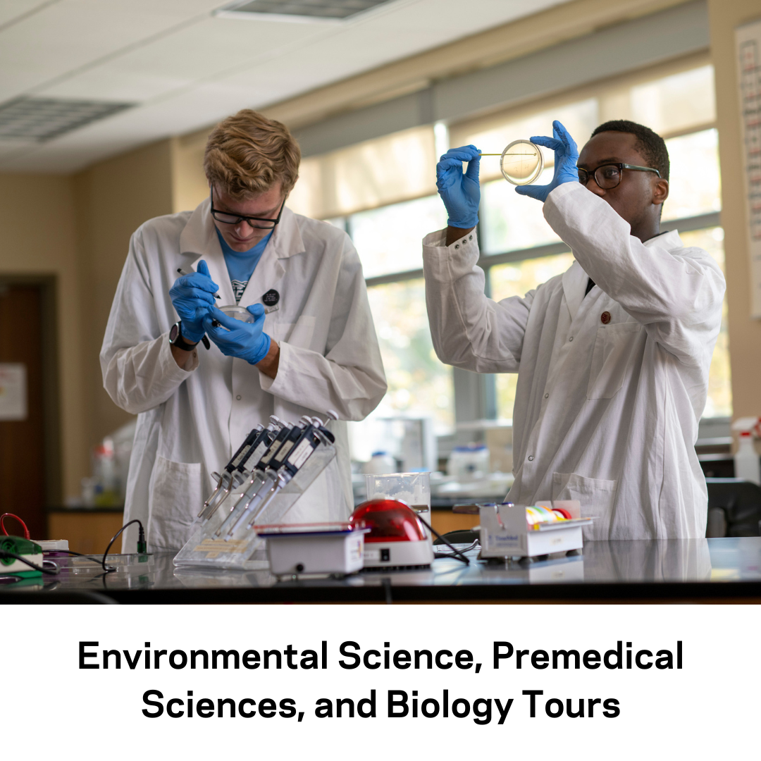 Image block that will take to you to a registration page for biological sciences tours